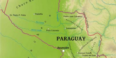 地图的地理巴拉圭